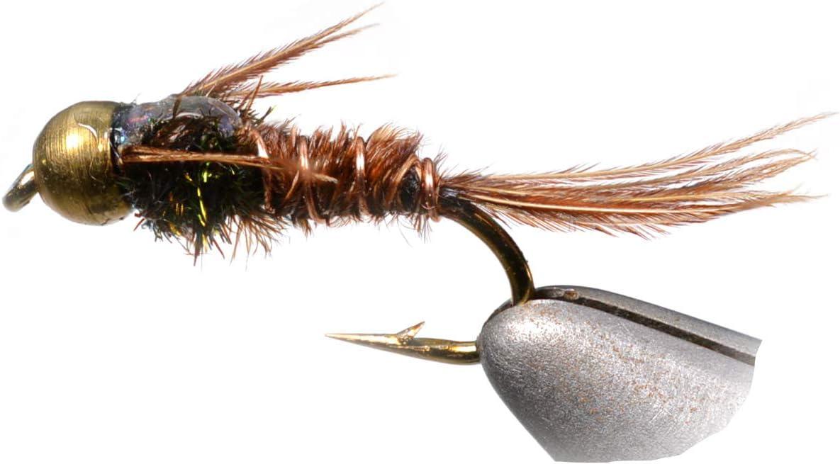 Essential Nymph Fly Assortment - 57 Fishing Flies on Mustad Signature Fly  Hooks in Various Sizes