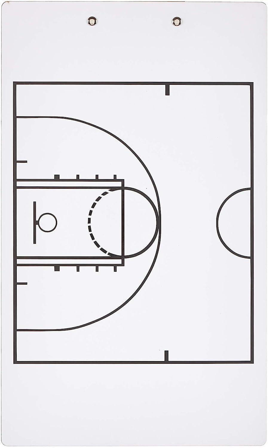 Murray Sporting Goods Basketball Coaches Clipboard Dry Erase DoubleSided Basketball Clipboard
