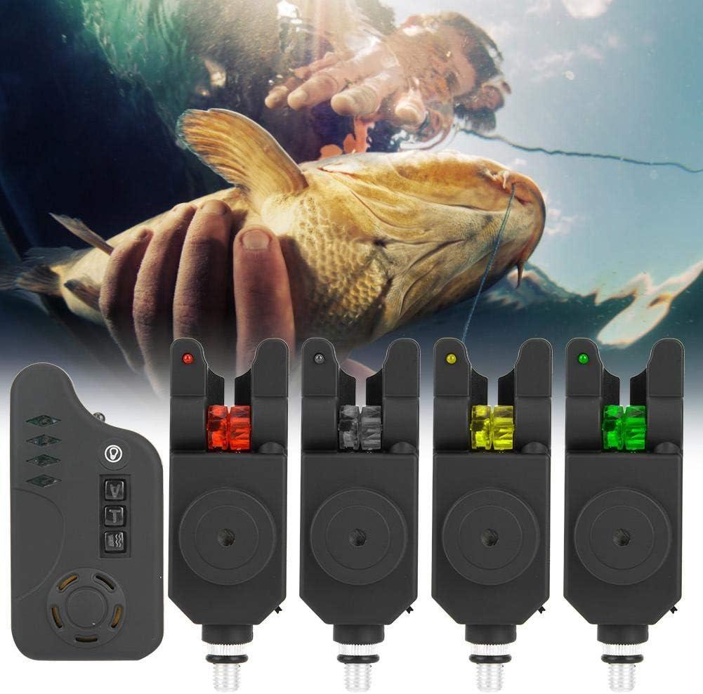 Tihebeyan Carp Fishing Bite Alarm Set Emitter Receiver