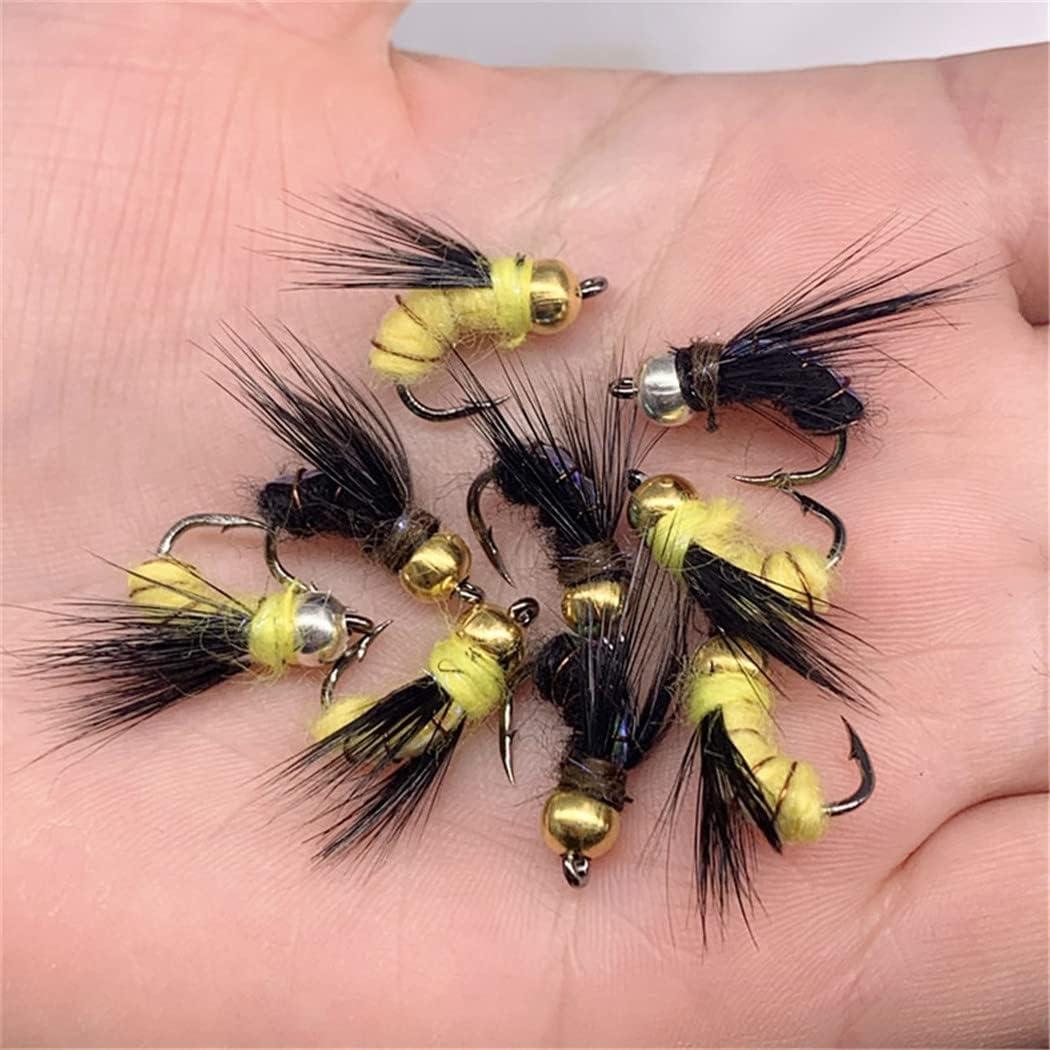 40Pcs/Set Dry Flies Trout Various Artificial Insect Baits Tying Single  Hooks Dry Fly Fishing Lures