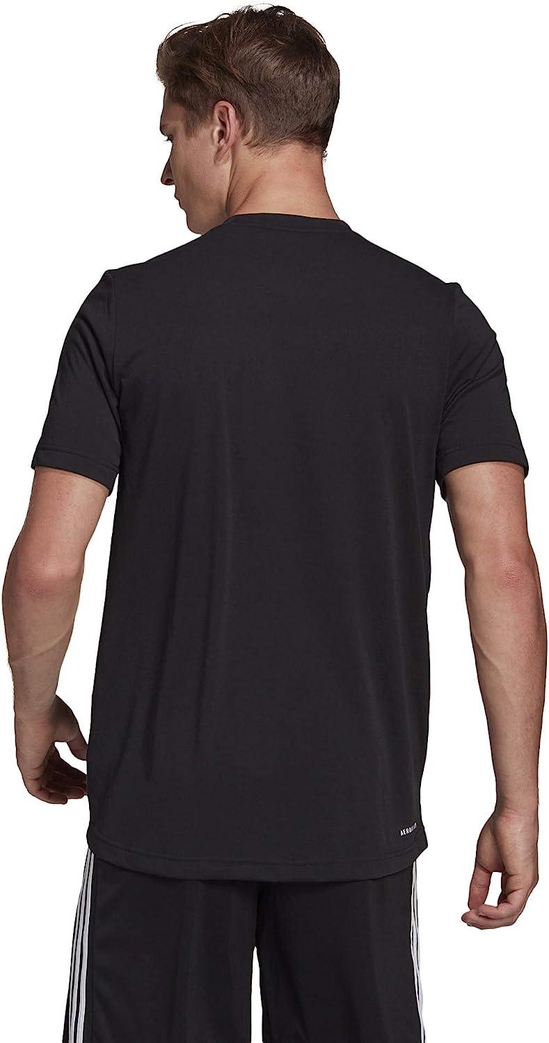adidas Men\'s Designed 2 Move Feelready T-Shirt X-Large Black/White
