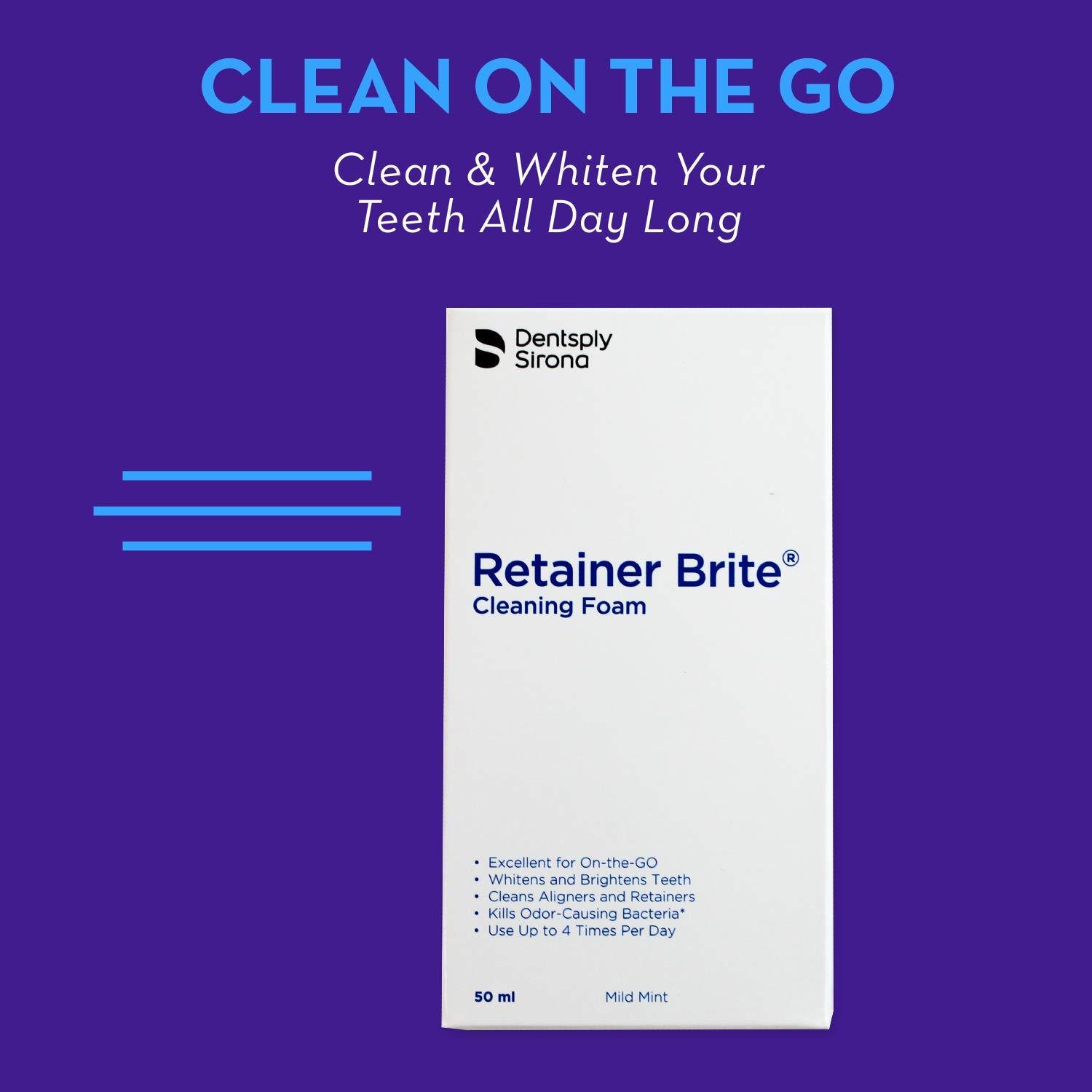 Retainer Brite Cleaning & Whitening Foam For Fresh Retainers & Whiter