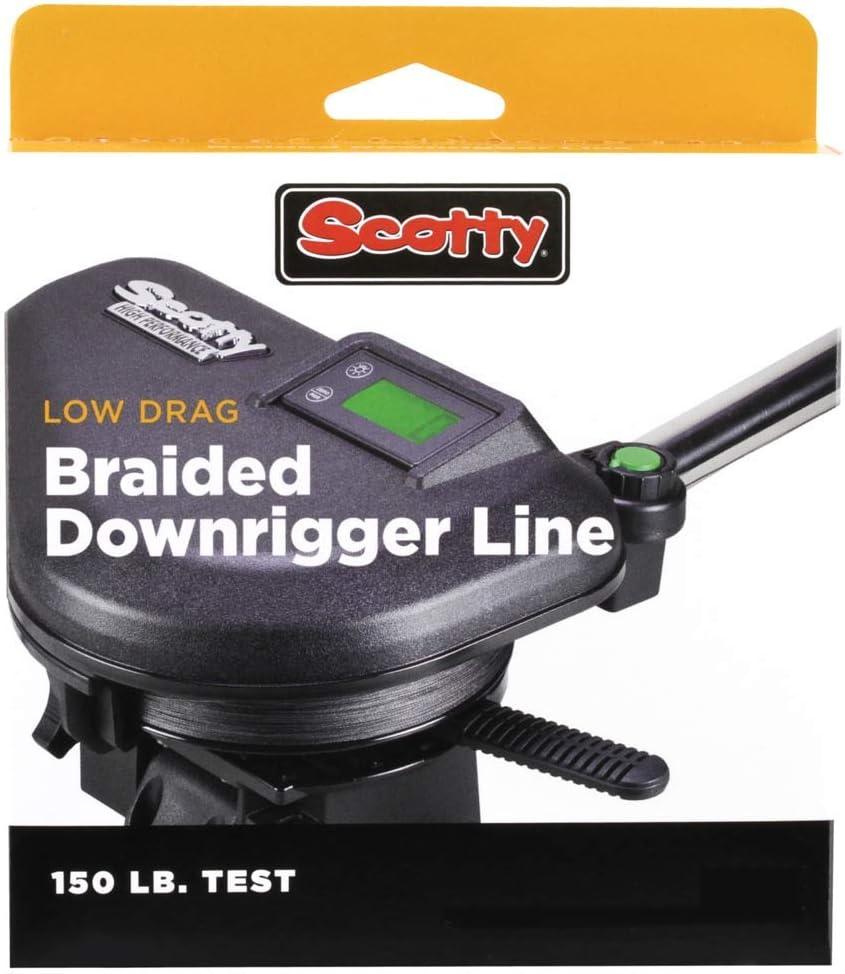 Scotty Low Drag Braided Downrigger Line 150lb Test 400ft Spool