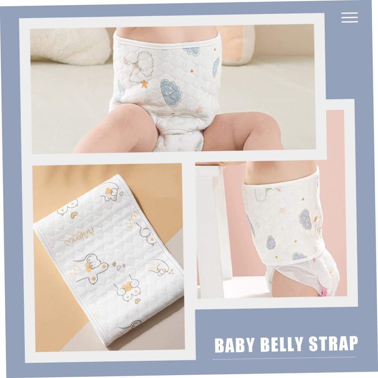 TOYANDONA 2pcs Baby Belly Button Bands for Infant Constipation Relief