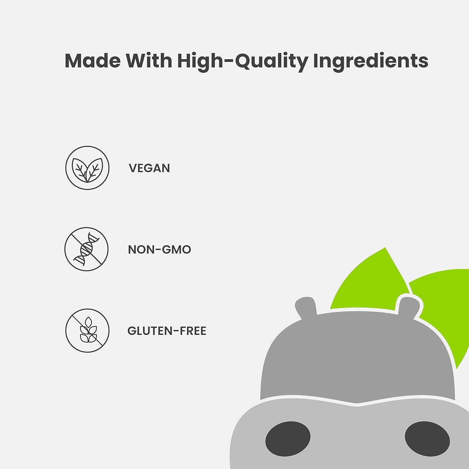 Hippo7 Vegan Complete Multivitamin Vitamin B12 Vitamin D Omega3 DHA