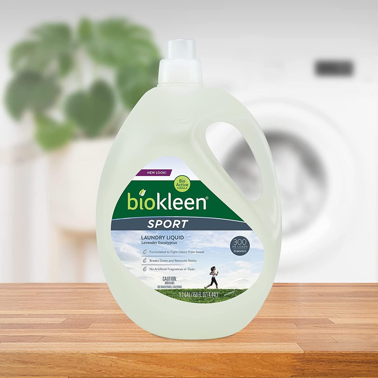 Biokleen Natural Sport Concentrated Laundry Detergent 300 Loads