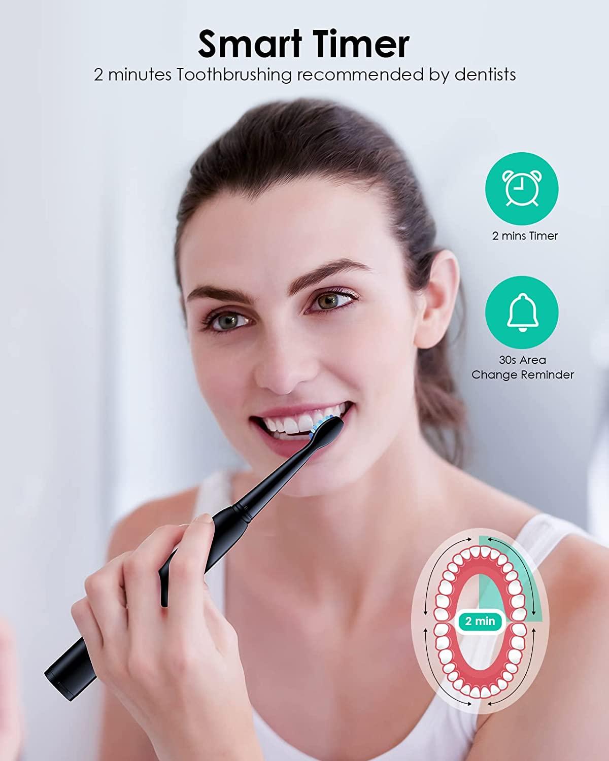 Electric Toothbrush for Adults , Oraimo Rechargeable Sonic Toothbrushes
