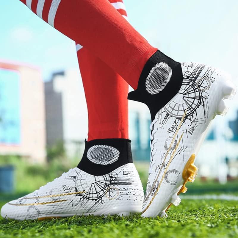 Outdoor Indoor Futsal Shoes Training Men's High Ankle Football