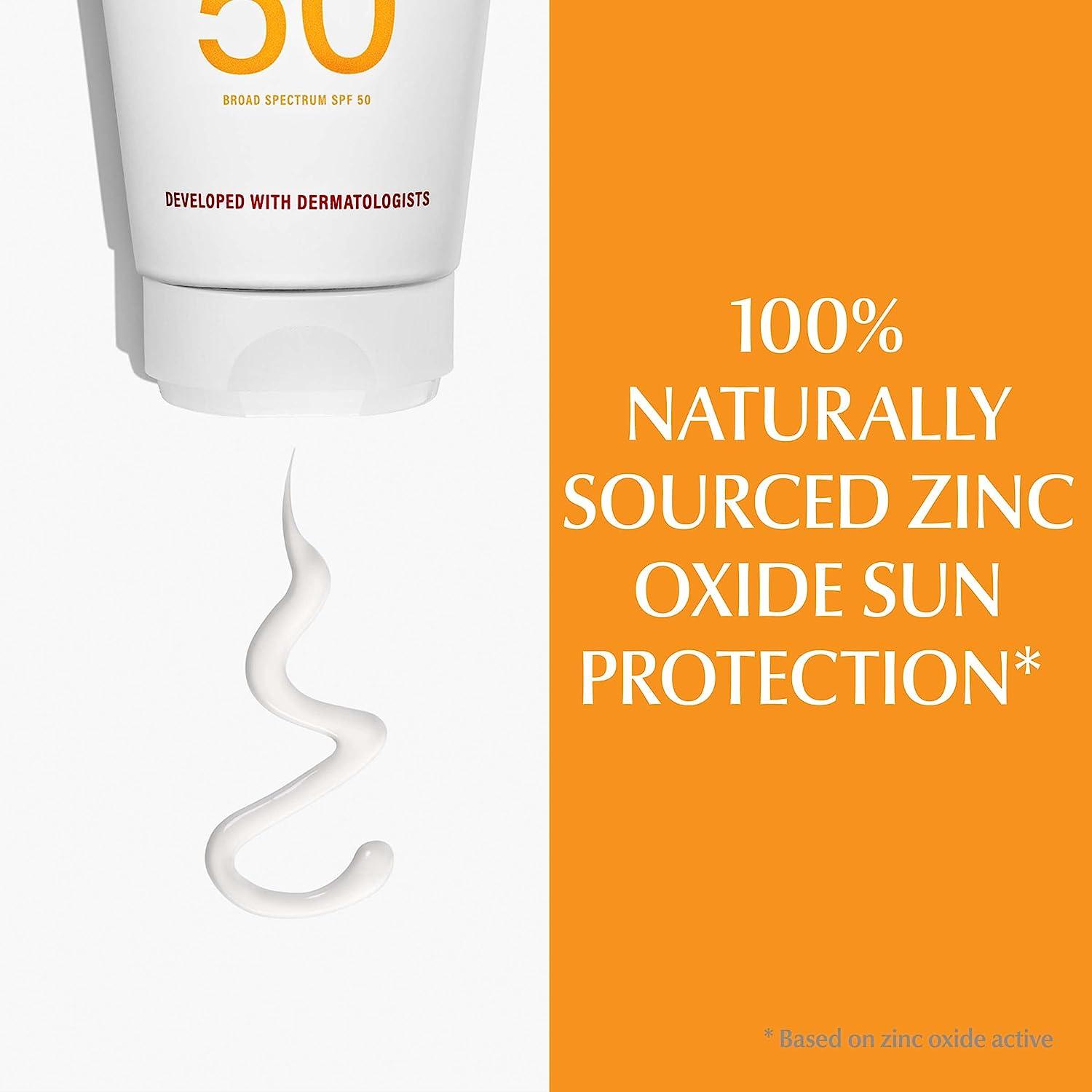 Eucerin Sun Sensitive Mineral Sunscreen Lotion SPF 50 With Zinc Oxide Protection 4 Fl Oz Tube