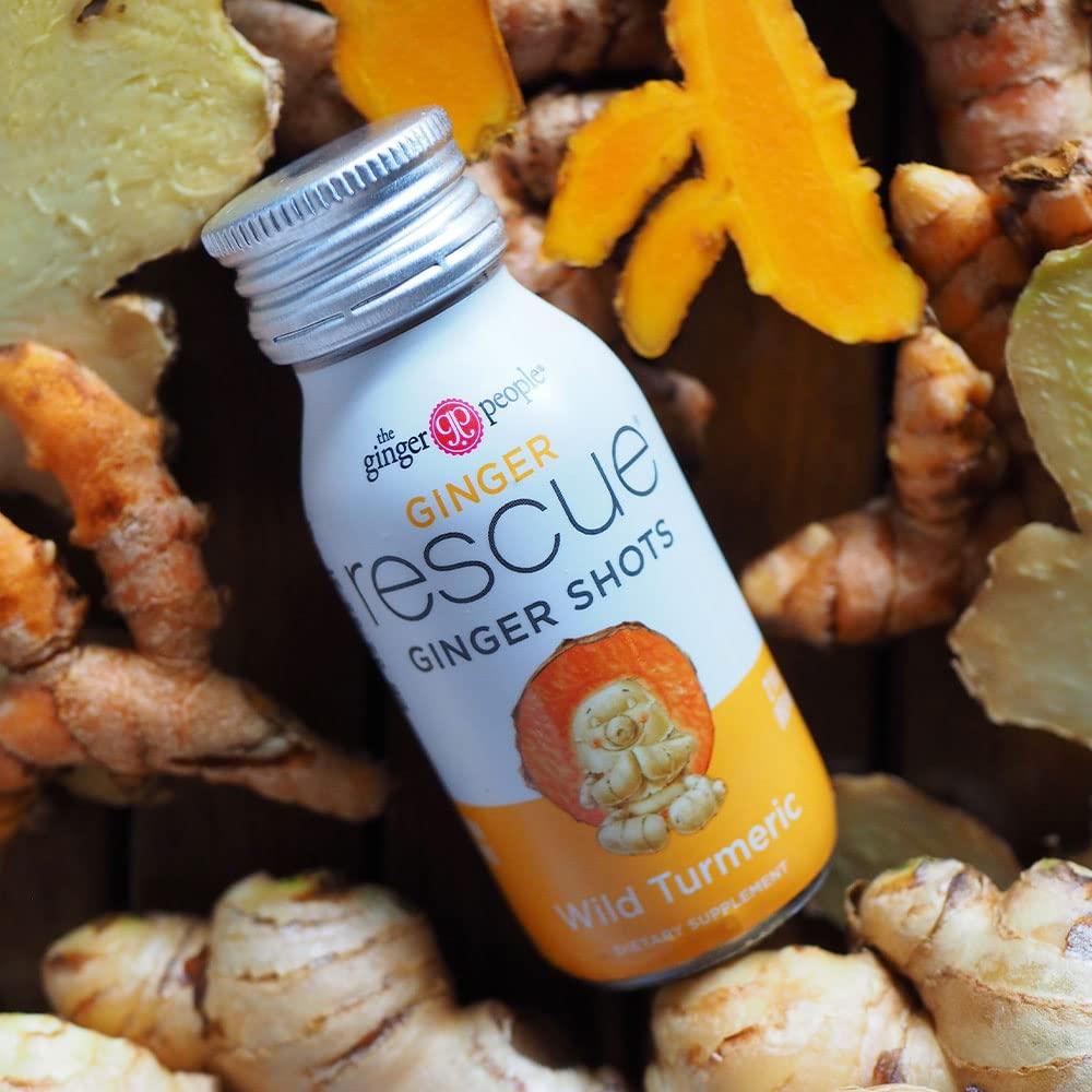 Ginger Rescue Shots by The Ginger People Immunity Boosting, Caffeine