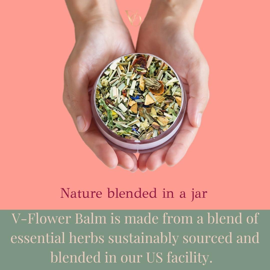 V-Flower Vulvar Balm | All Natural Vulva Care Cream | Relief for Vaginal  Dryness Itching & Irritation - 1.7oz | Buy Now with Express International  Delivery | GoSupps.com