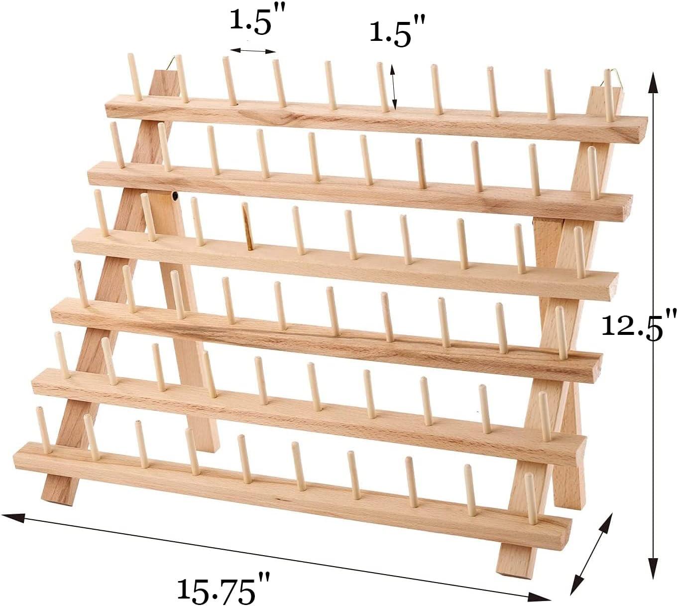 Thread Rack with 60 pegs for spools & cones