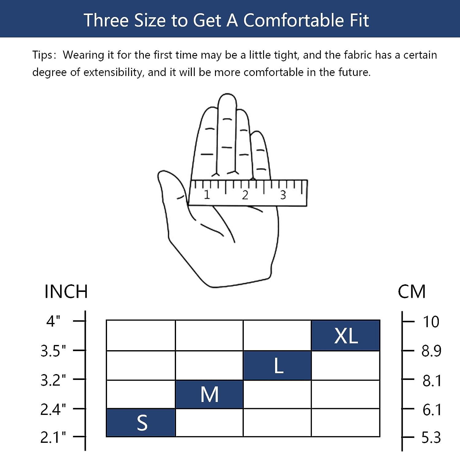 Duerer Arthritis Compression Gloves with Straps, Women Men for RSI