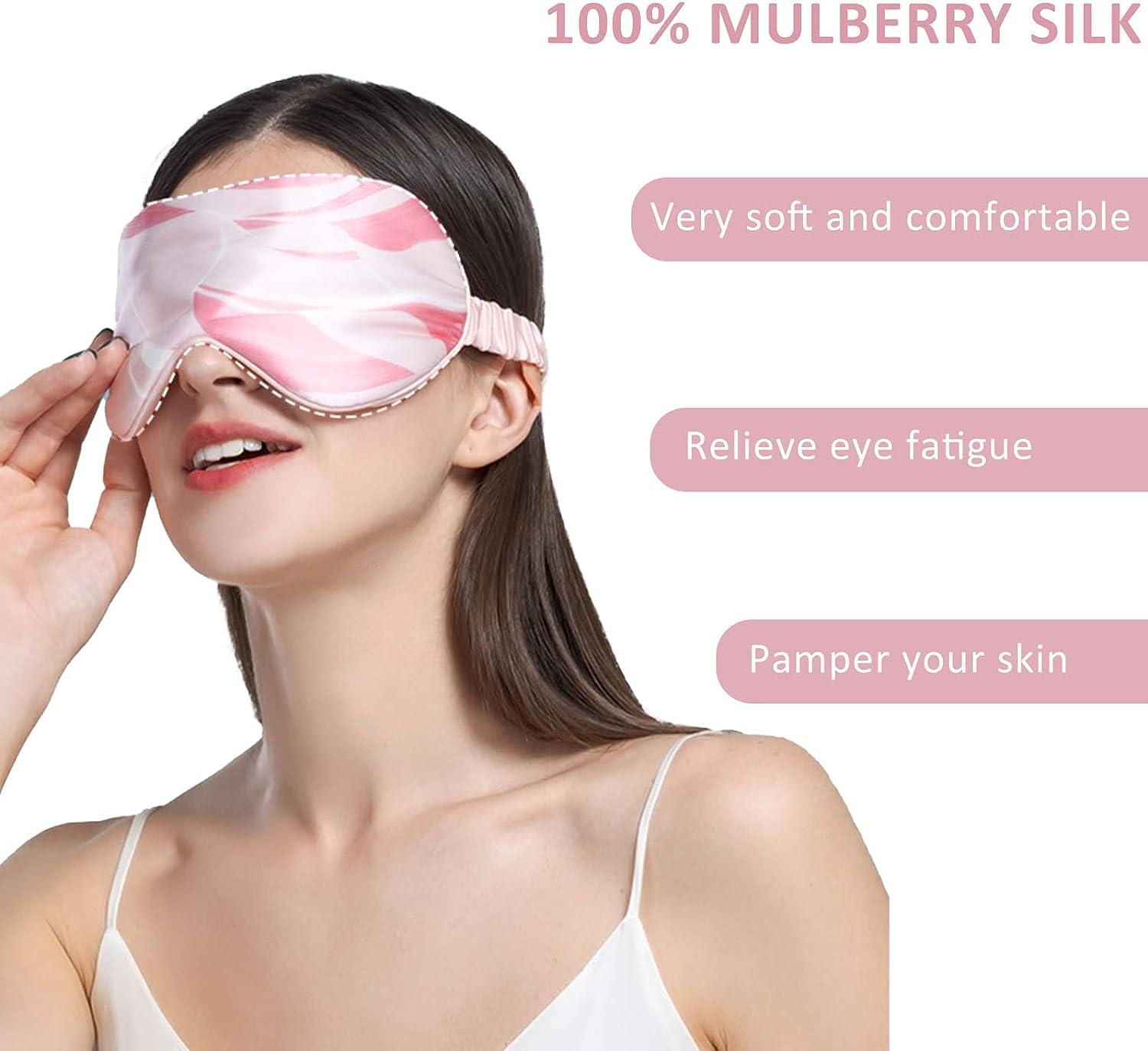 Eidsefe 100% Natural Silk Eye mask for Sleeping Soft & Breathable