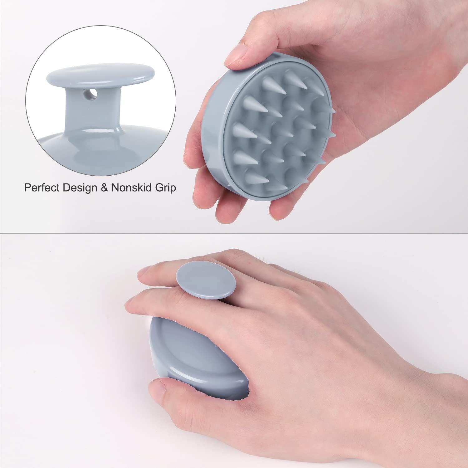 2Pack Hair Scalp Massager Shampoo Brush, Heeta Wet and Dry Hair Scalp