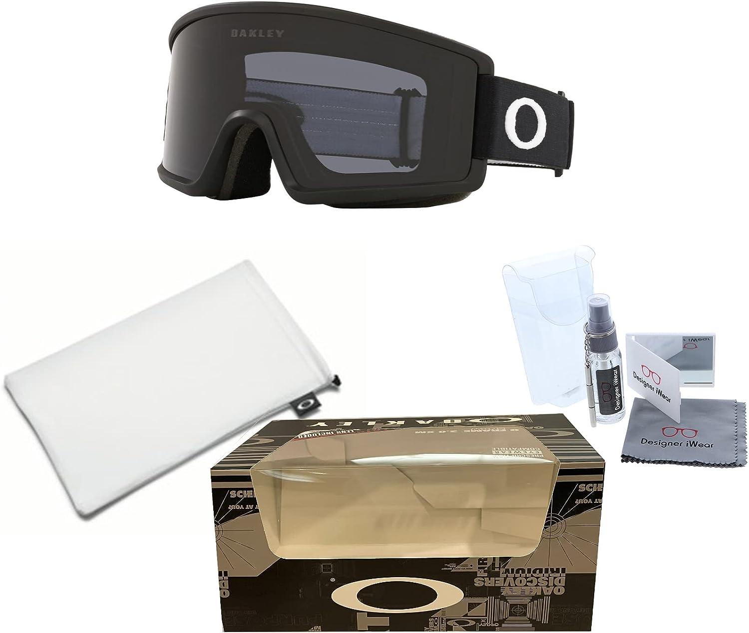 Oakley Target Line Ski Goggles Bundle | Matte Black/Dark