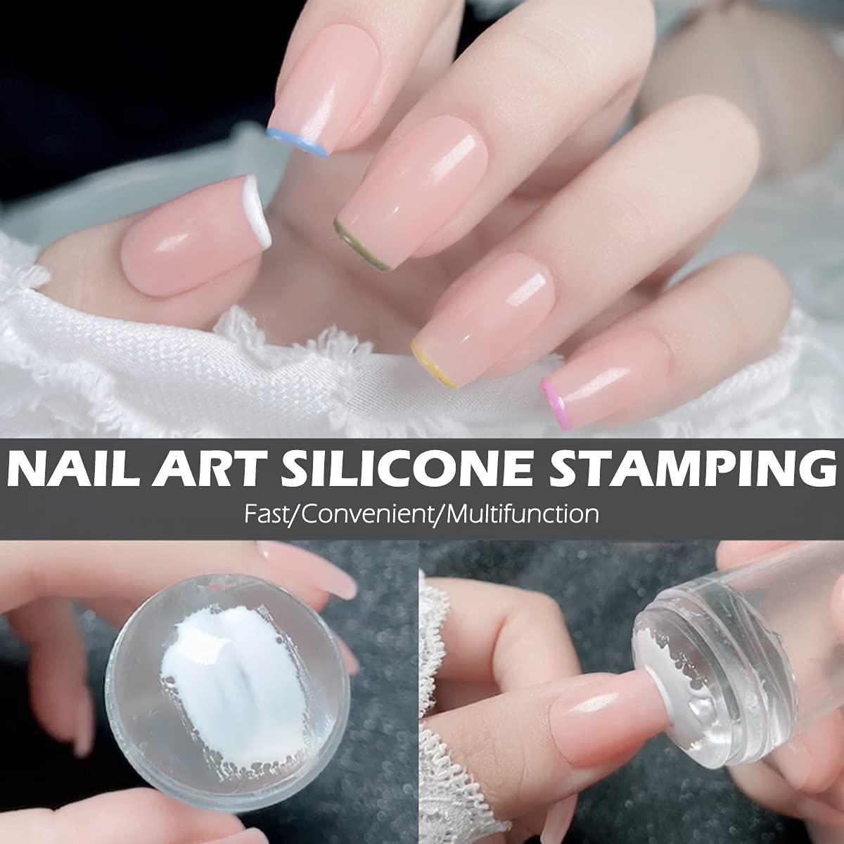 WEYATO French Nail Manicure Silicone Nail Stamper, Nail Art India | Ubuy
