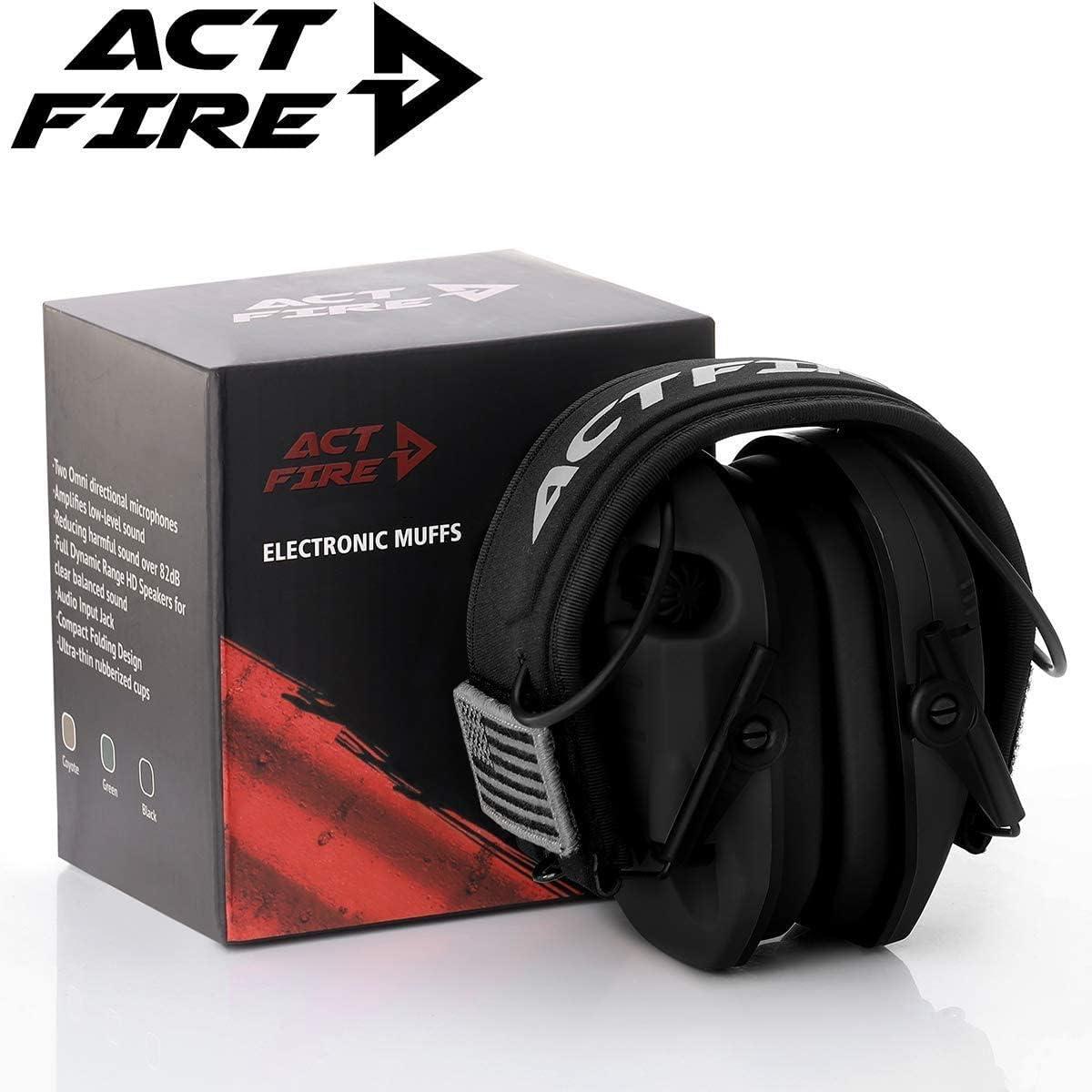 ACT FIRE Ear Protection Hearing Protection for Shooting Gun Range