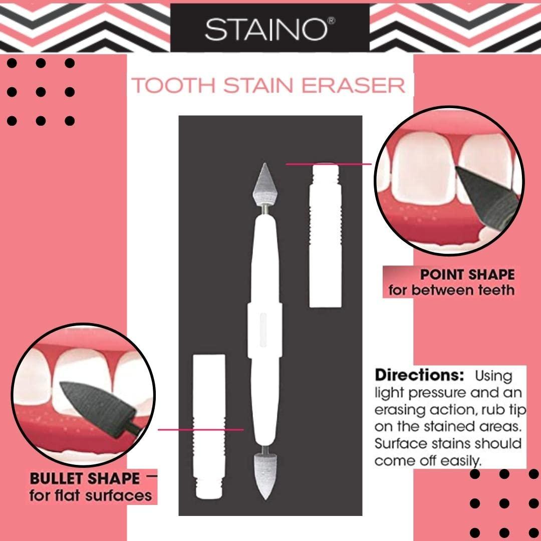 Staino Tooth Stain Eraser Dental Tool 2 Erasers/Unit