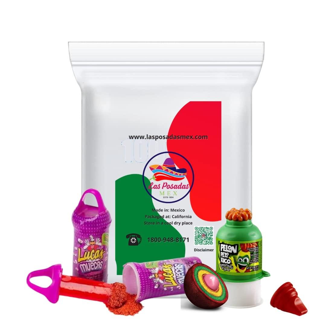 Las Posadas Mexican Candy Assortment (50 Counts) Mexican Candies