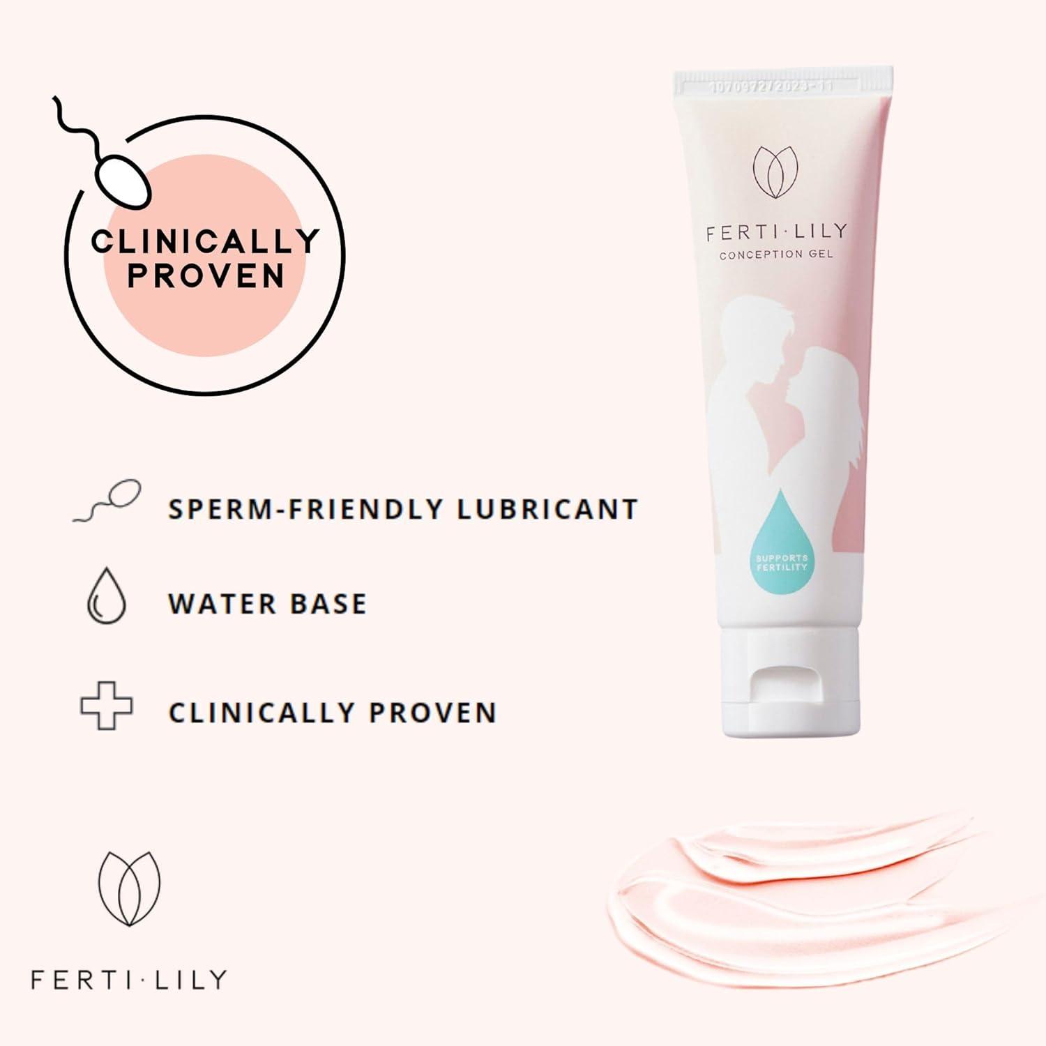 FERTILILY Conception Gel 50ml - Sperm Friendly Fertility Lubricant for  Conception | Buy Now with Express International Delivery | GoSupps.com