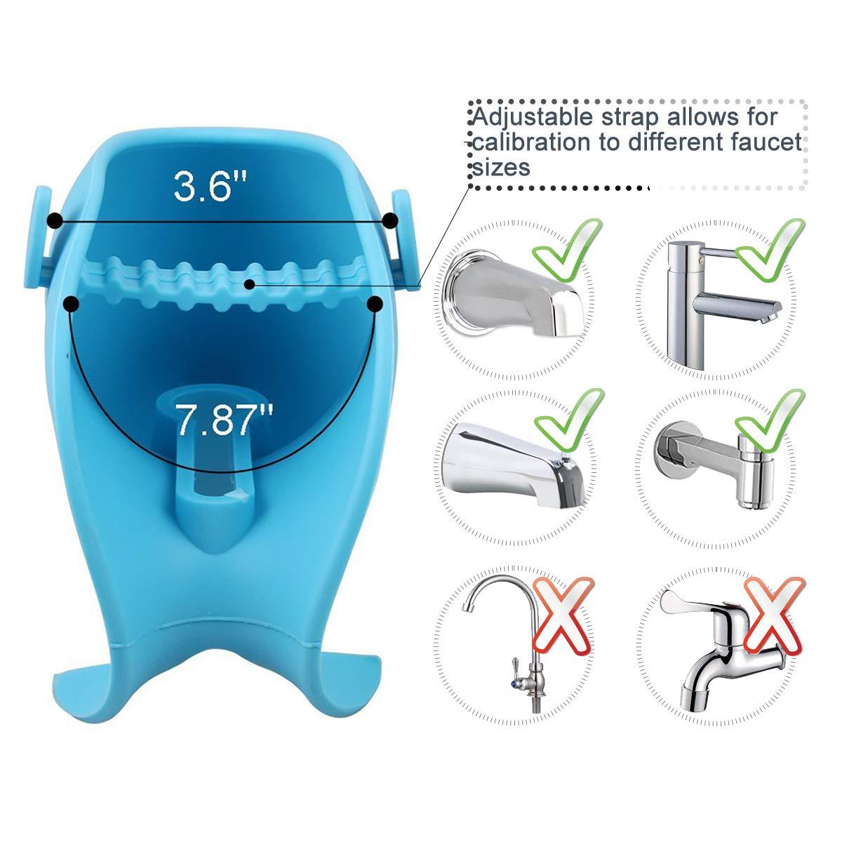 Bath Spout Cover, Universal Whale Bathtub Faucet Baby Shower Protector