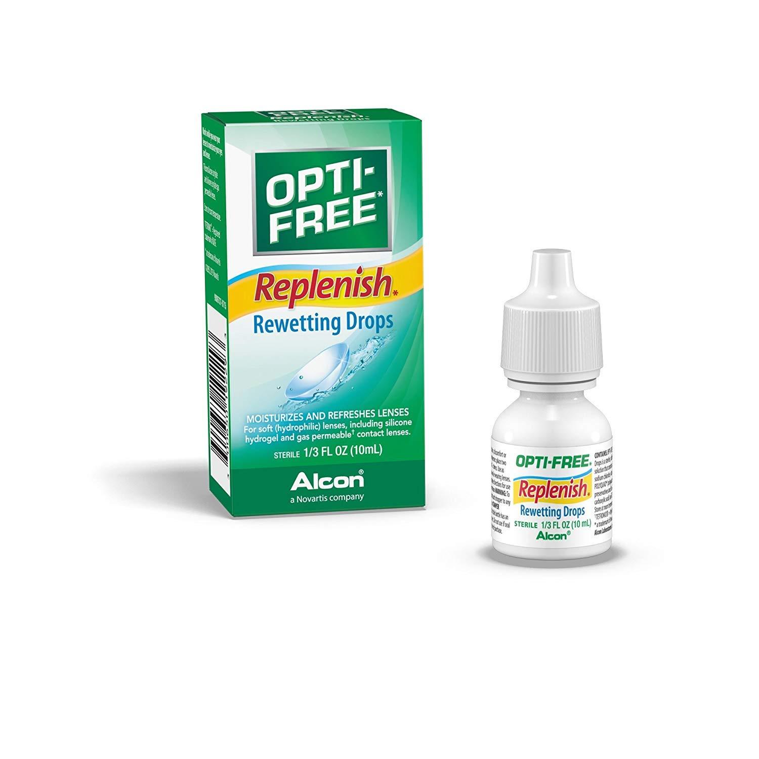 OPTIFREE Replenish Rewetting Drops 10 mL ( Packs of 3)