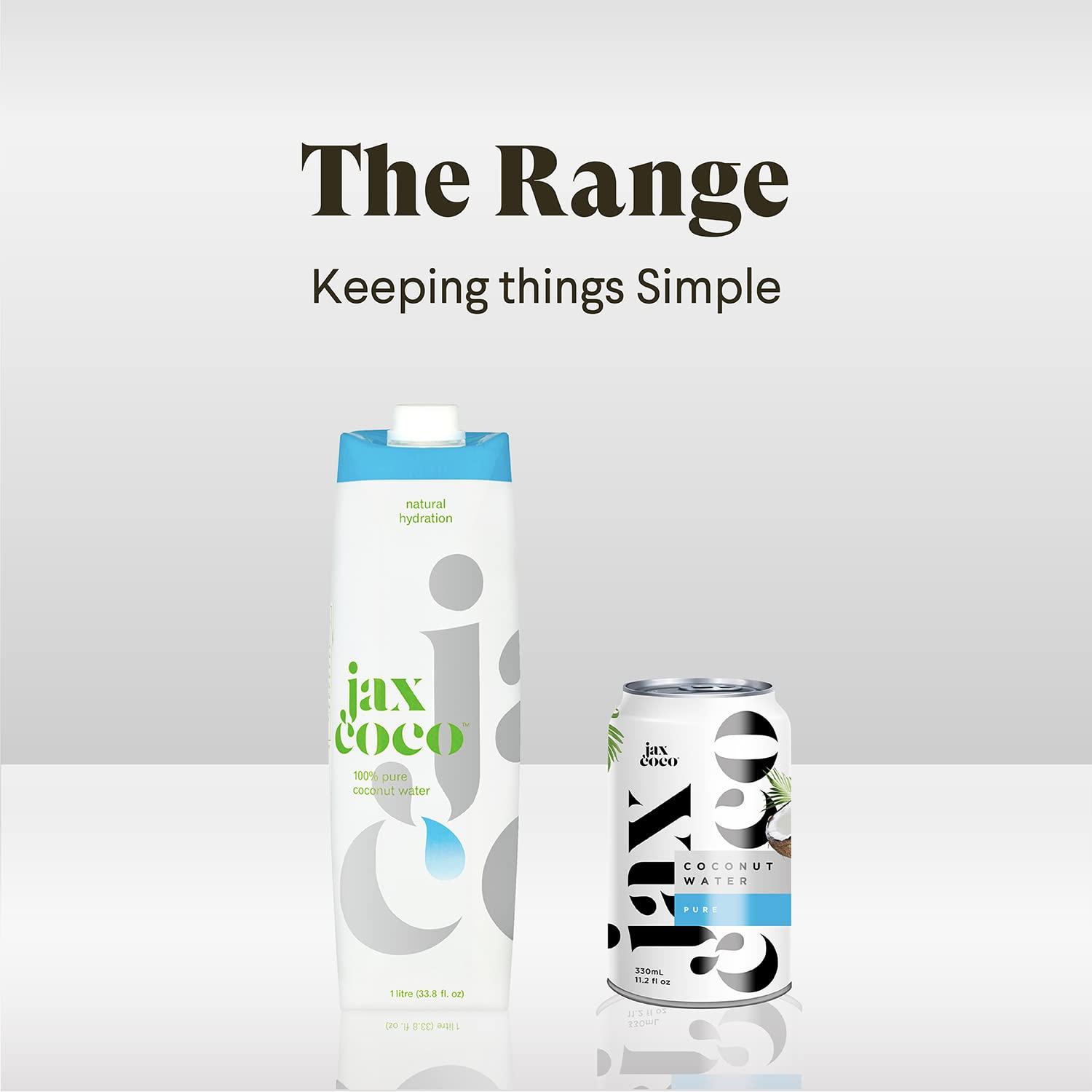 Jax Coco - 100% Pure Coconut Water With Pulp | 24 X 330ml | Coconut Water Multipack Cans For Sustainability, Nutritional Benefits - View #12