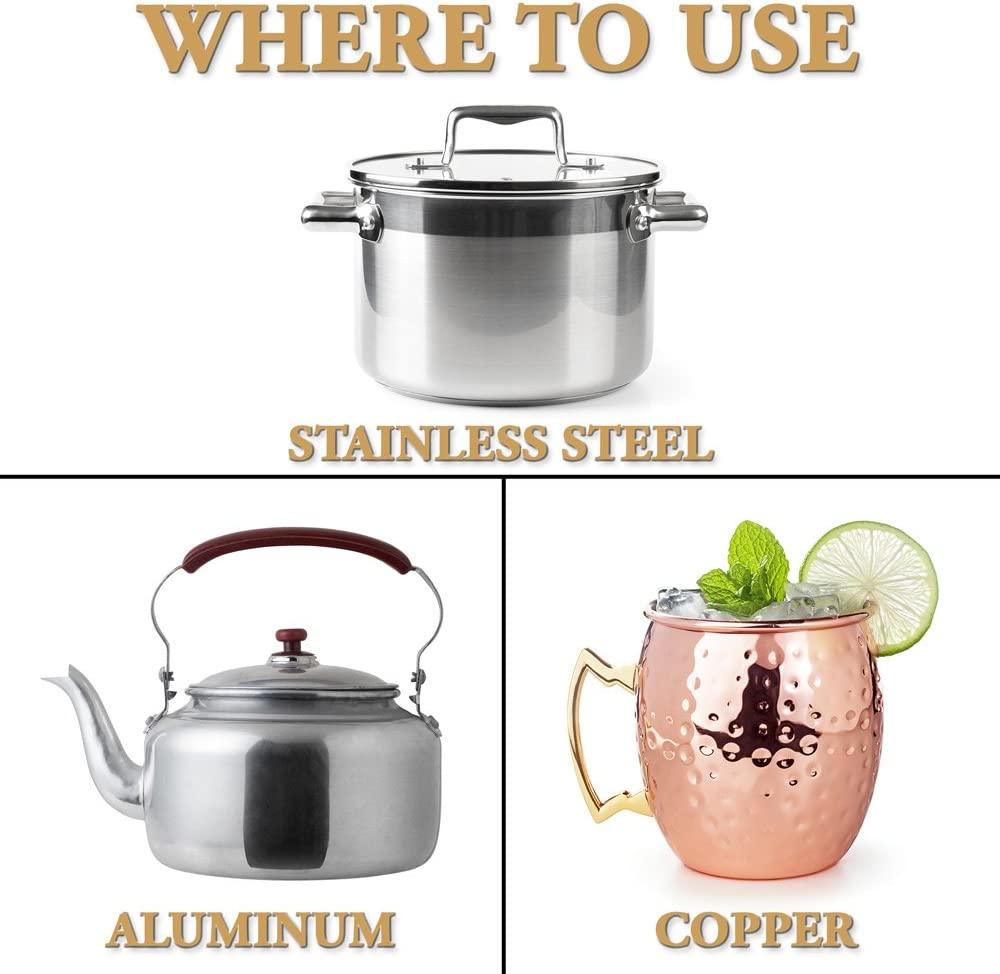 Brasso MultiPurpose Metal Polish, for Brass, Copper, Stainless, Chrome