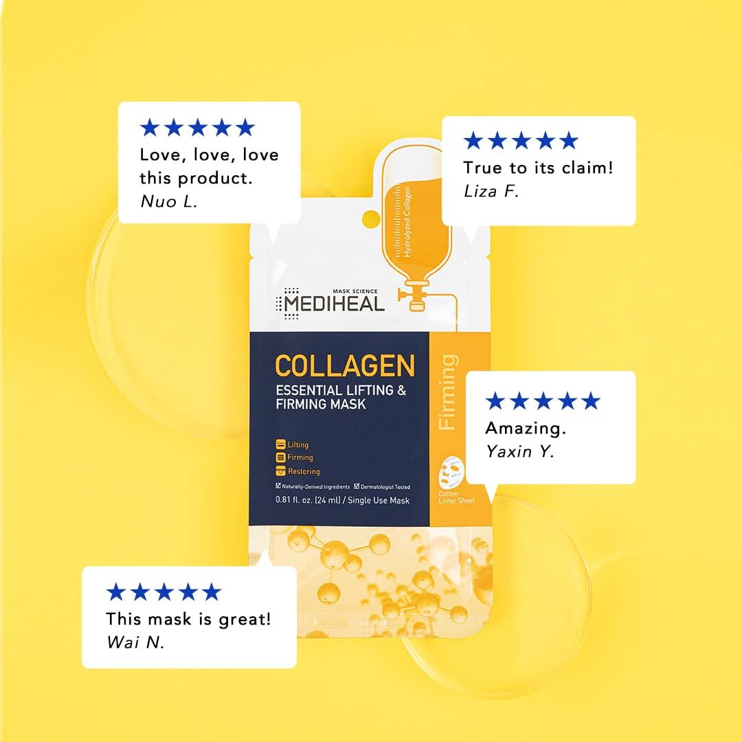 MEDIHEAL Collagen Lifting & Firming Sheet Mask - Jumbo Pack