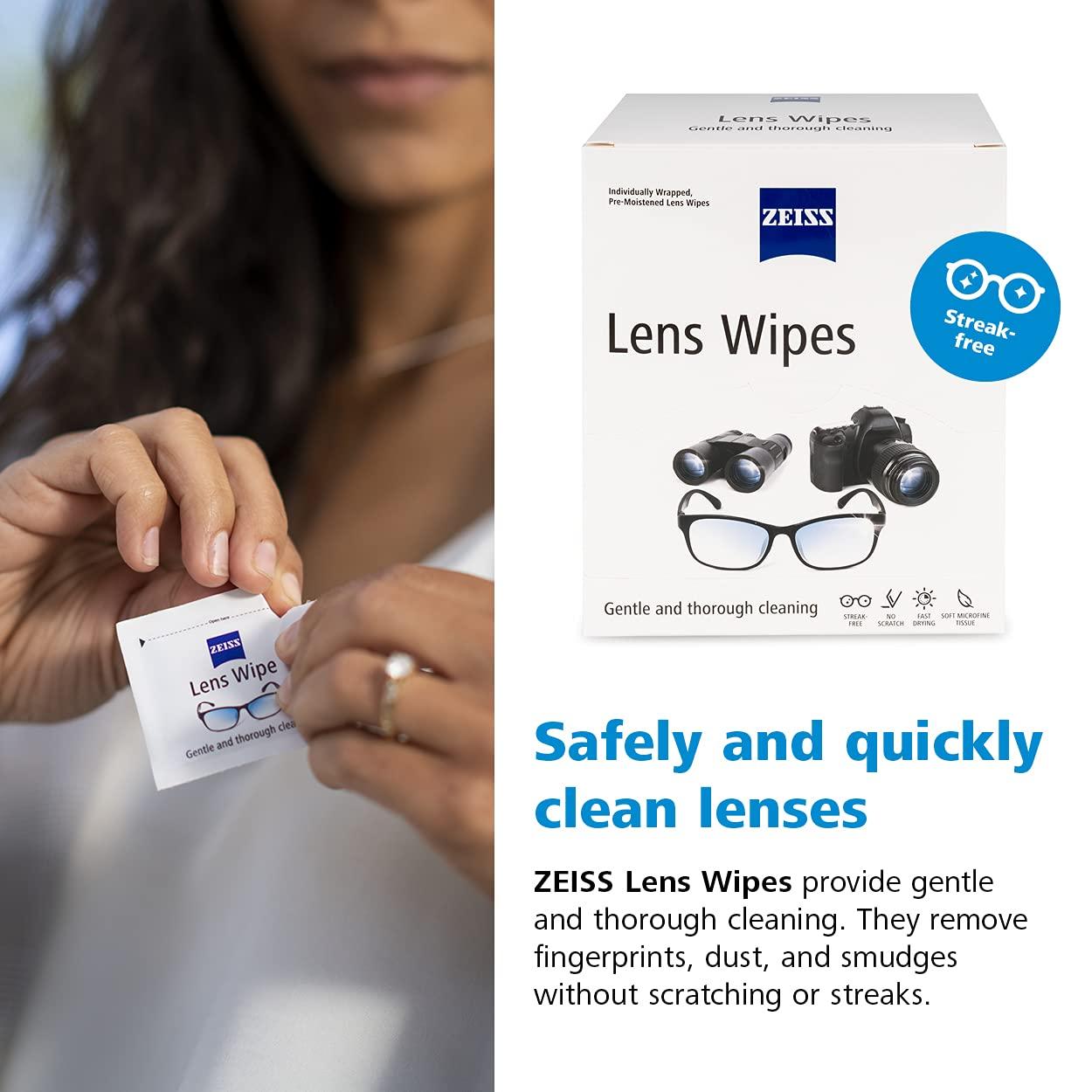 ZEISS PreMoistened Lens Cleaning Wipes 200 Count Pack of 1