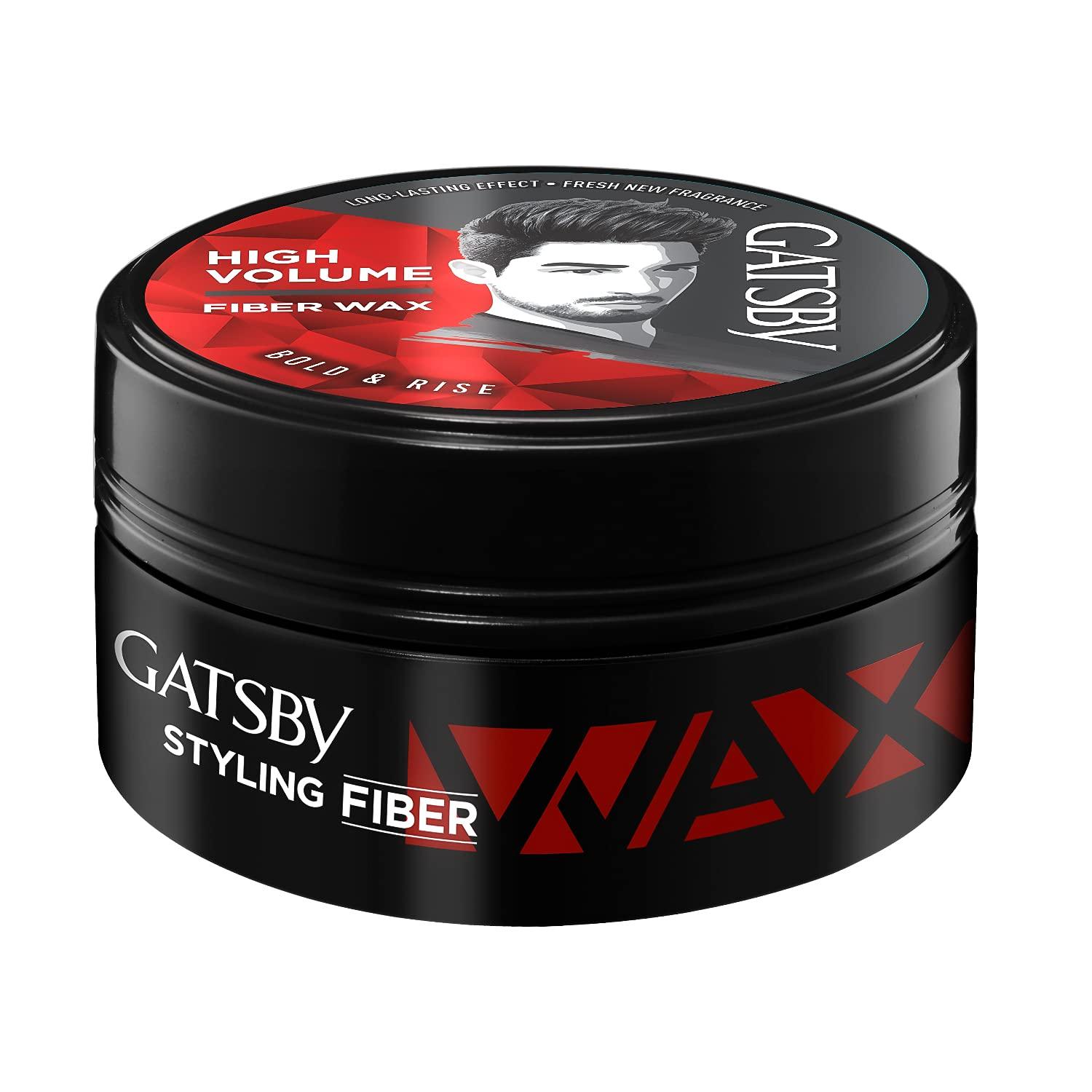 Gatsby Hair Styling Fibre Wax Bold and Rise 75g