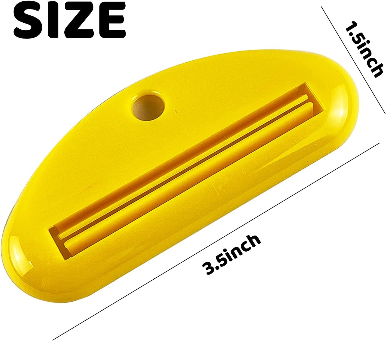 LOKiVE Toothpaste Tube Squeezer Dispenser Set of 9 Plastic Squeezer