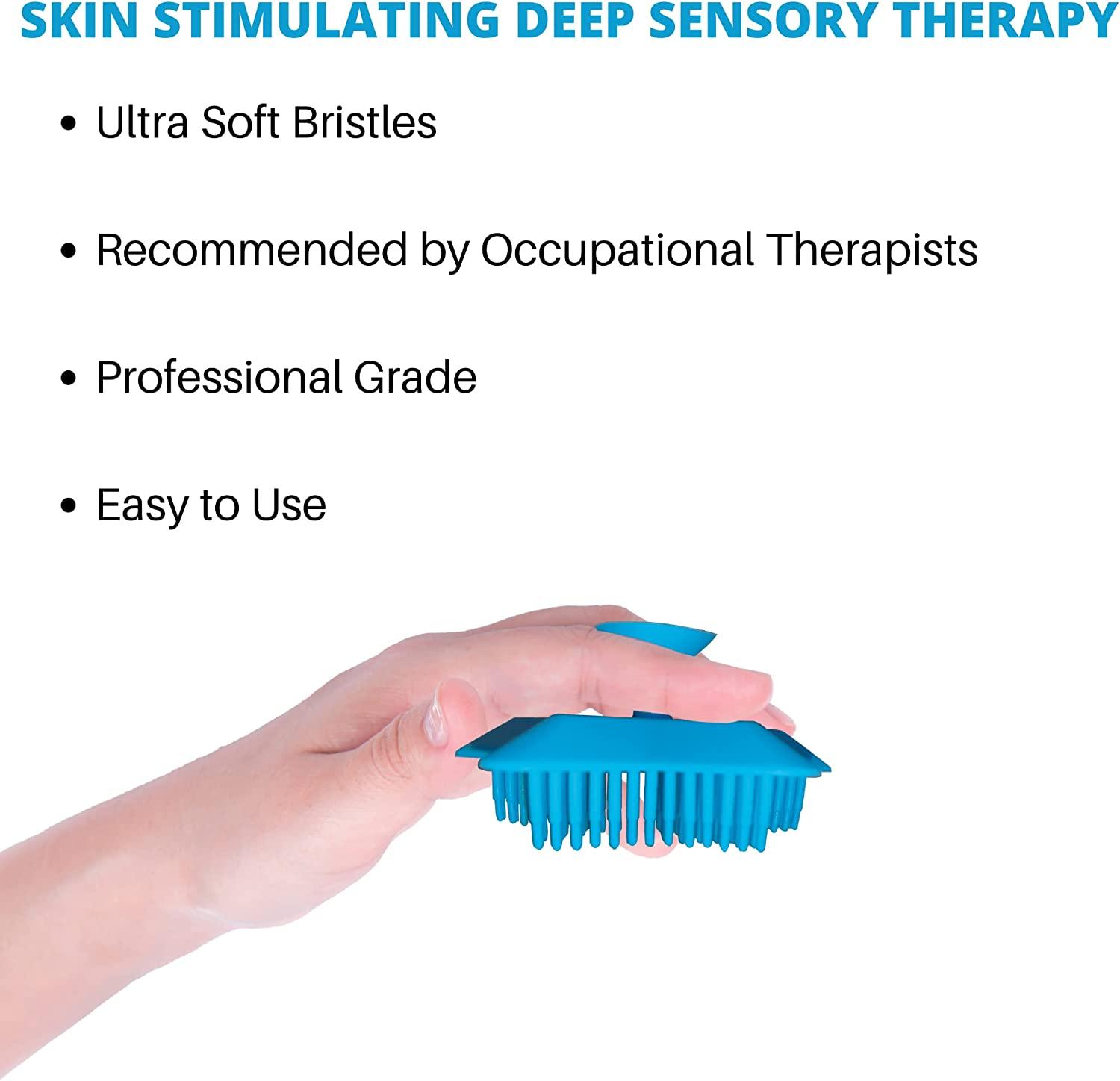 SENSi CHiLD OT Soft Bristle 2 Pack Therapy Brush Set Sensory Brushes