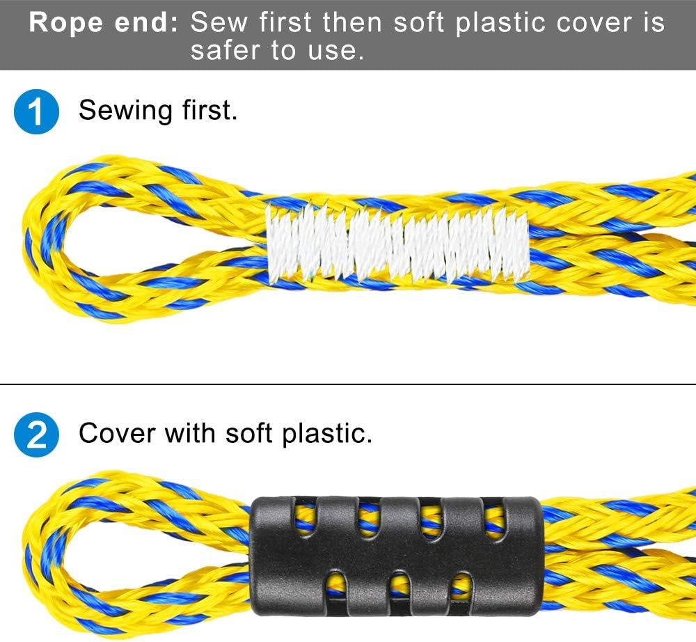 SELEWARE Heavy Duty Boat Tow Harness for Tubing, Boat Tow Rope