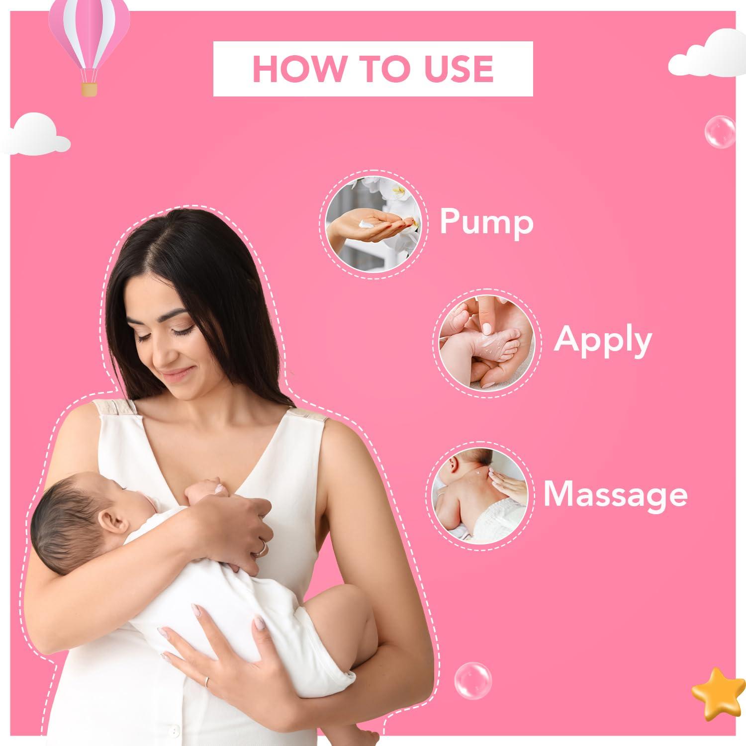 Natural Baby Lotion by The Moms Soft Moisturizing Body