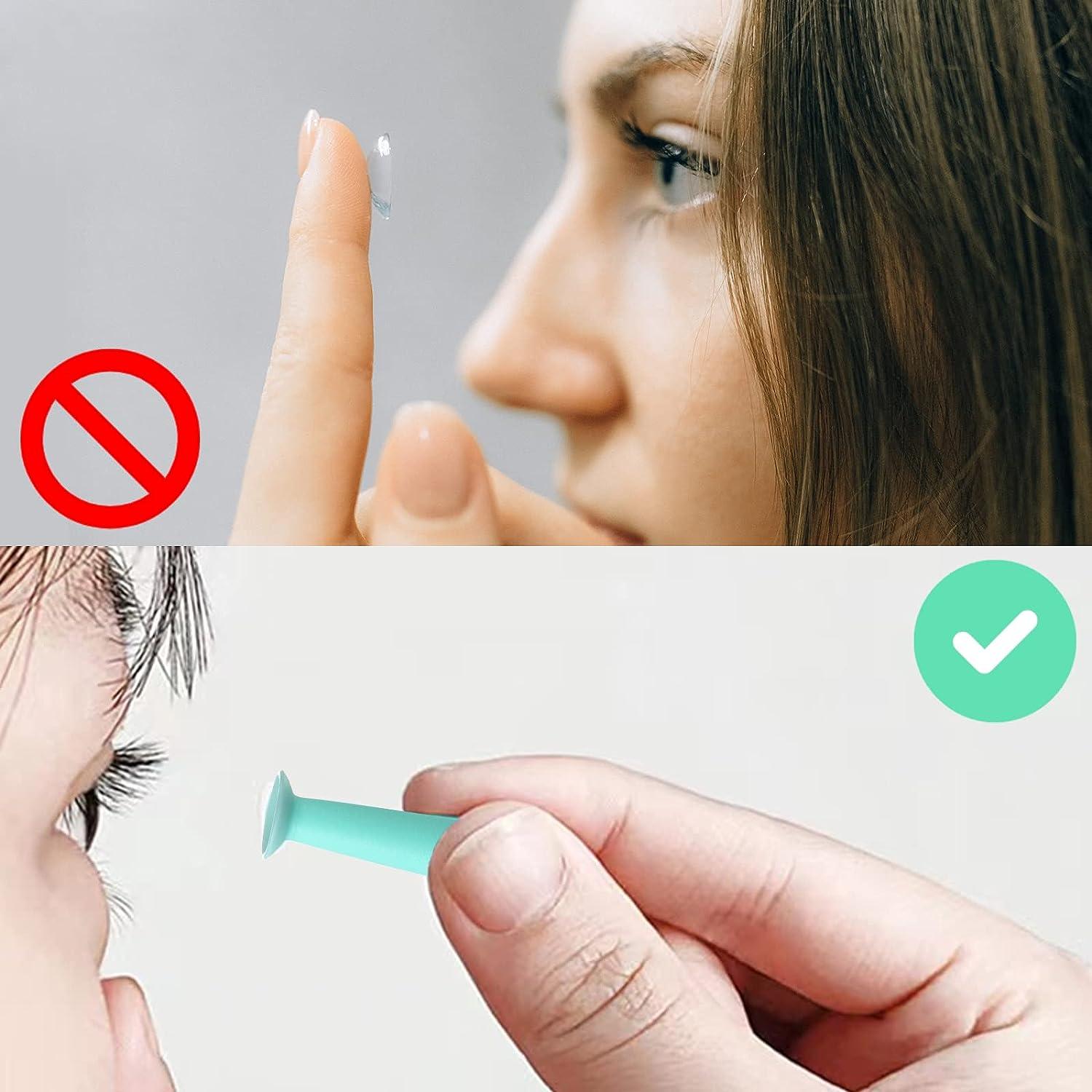 MUDOR Hard Contact Lens Remover Tool 3 Piece Set for Scleral and RGP Lenses