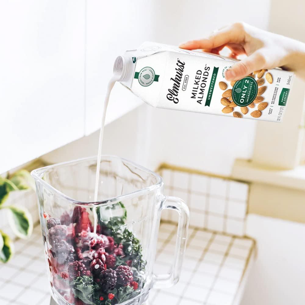 Elmhurst 1925 Unsweetened Almond Milk 32oz 6Pack