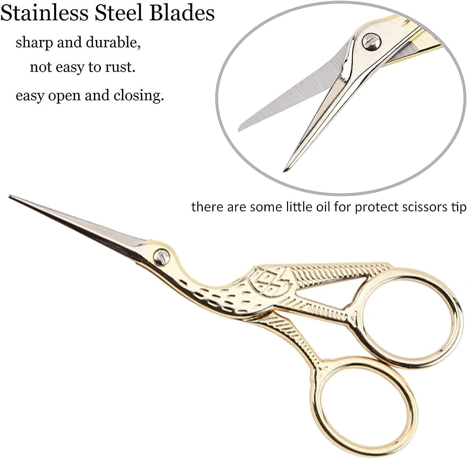 Embroidery Scissors Thread Snips, Sewing Scissors, Knitting Scissors, Small  Black Scissors 