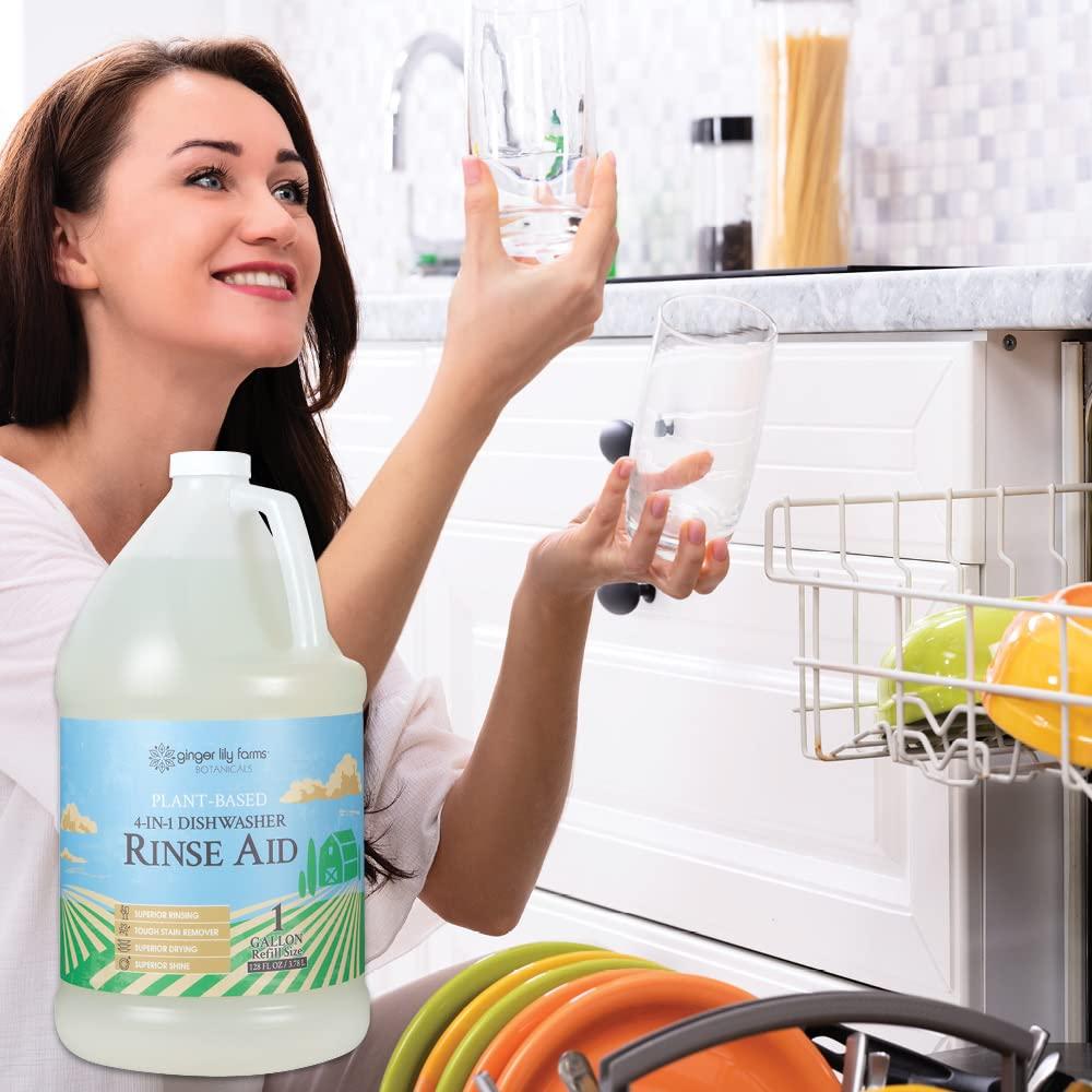 Ginger Lily Farms Botanicals PlantBased 4In1 Dishwasher Rinse Aid