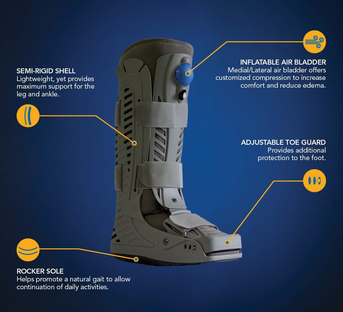 United Ortho 360 Air Walker Standard Fracture Boot - X Large Grey