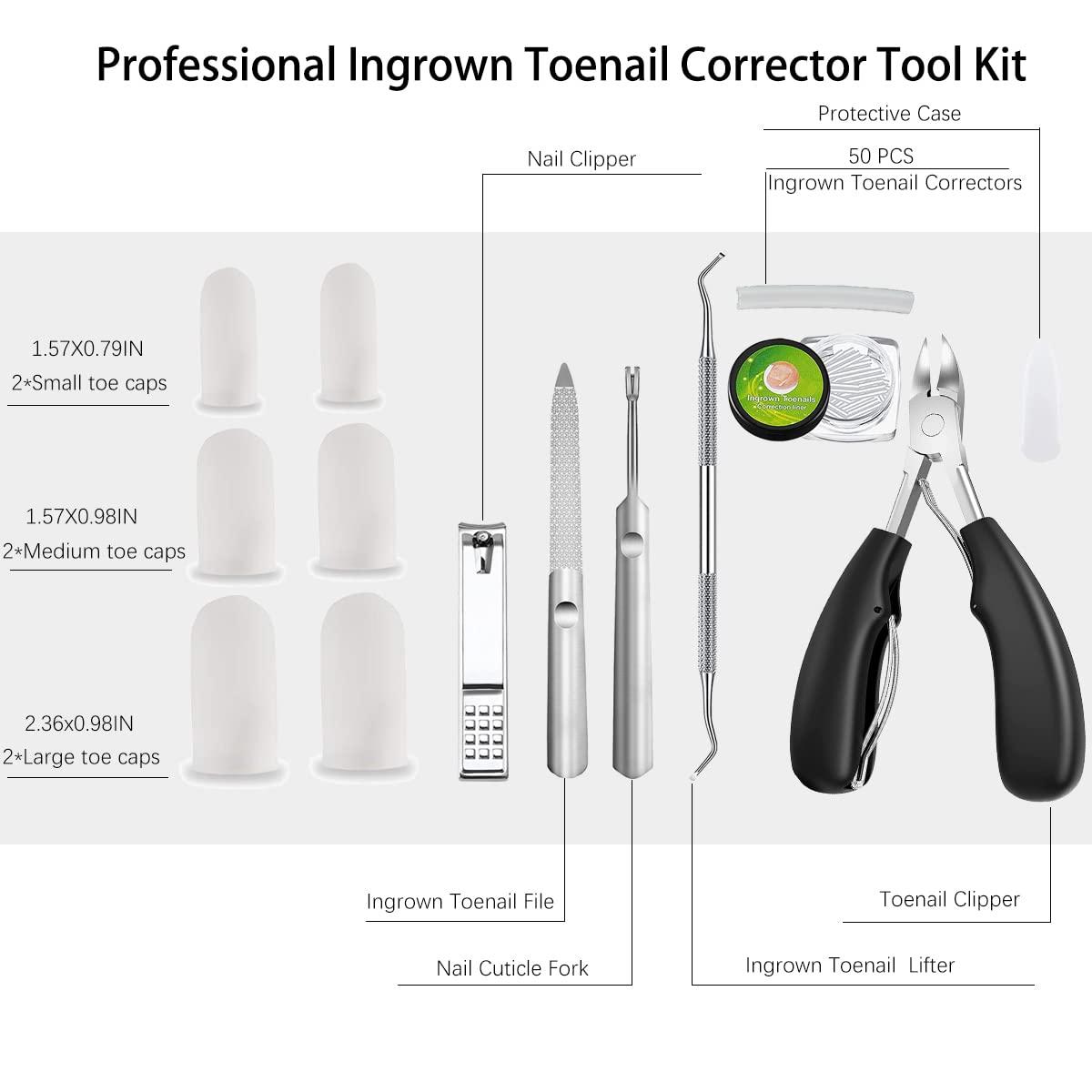 Ingrown Toenail Correction Treatment Kit 50 pcs Corrector Strips