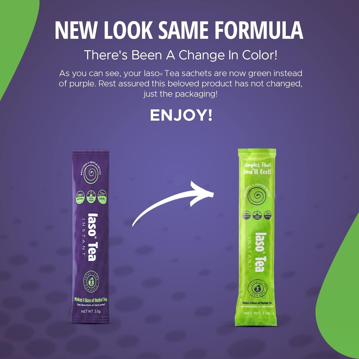 TLC IASO Natural Detox Herbal Tea 50 Count Expiration Date MonthYear