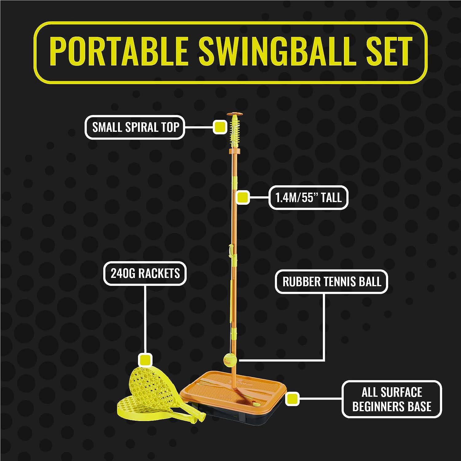 Swingball Tournament Tether Tennis Game with up to 4 Feet Adjustable