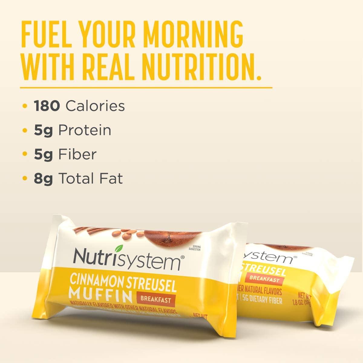 Nutrisystem® Cinnamon Streusel Breakfast Muffins, 16ct, Delicious