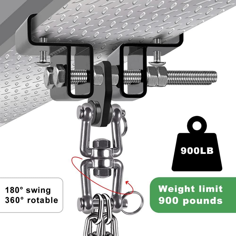 Dolibest Heavy Bag Mount I Beam Hanger Punching Bag Bracket with