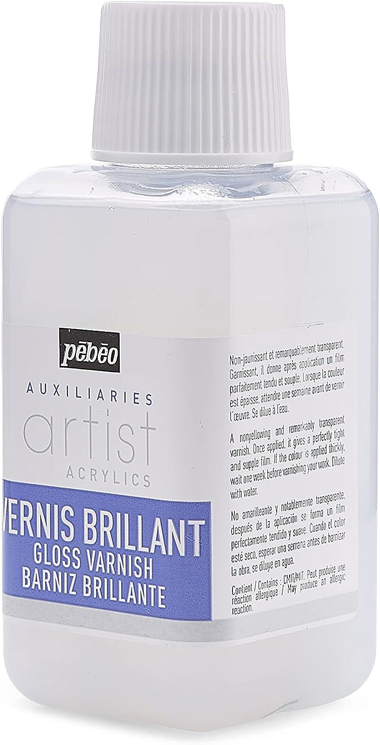 PEBEO Artist Acrylics Auxiliaries Gloss Varnish, 250Milliliter