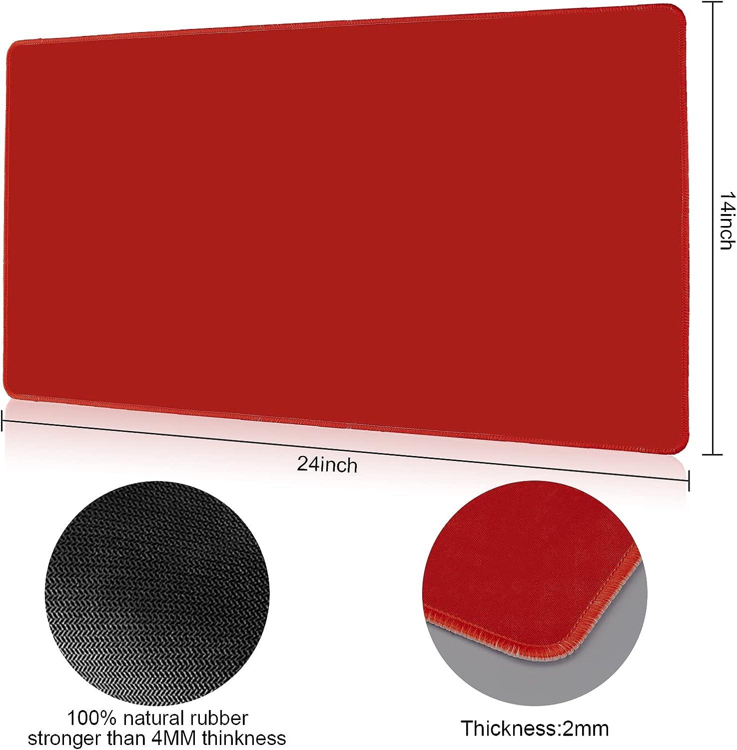 2PC Stitched Playmat Set with Tube for TCG Games - Black/Red | Pokemon,  MTG, Yugioh | Buy Now with Express International Delivery | GoSupps.com