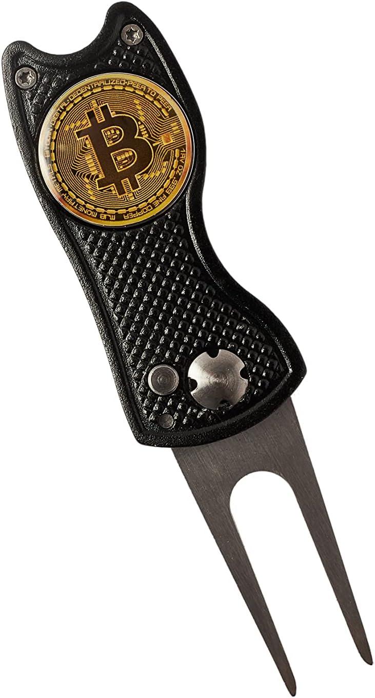 HODL 21 Bitcoin Golf Divot Repair Tool - All-Metal 3-in-1 Golf Multitool |  Foldable with Pop-up Button & Magnetic Ball Marker | Buy Now with Express  International Delivery | GoSupps.com
