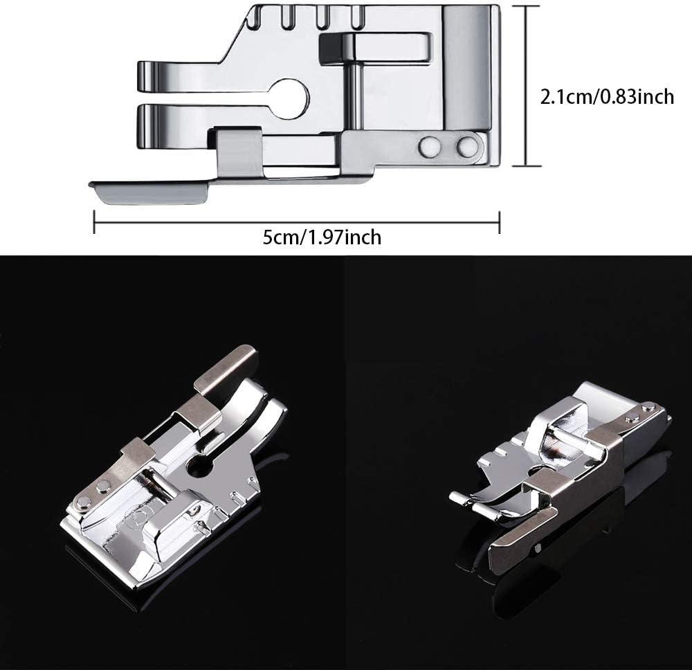 Piedino patchwork con guida da 6 mm per macchine da cucire Alfa, Singer, Brother, Elna, Juki, Lidl